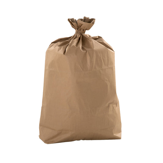 Paper waste sacks, capacity 120 l, WxH 700 x 950 mm, brown, pack of 250.