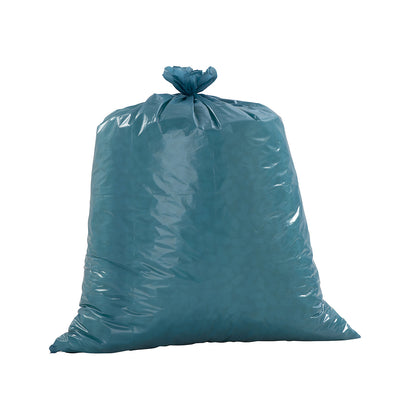 Waste sacks, LDPE, 120 l, 40 µm, WxL 800 x 1000 mm, pack of 250, blue.