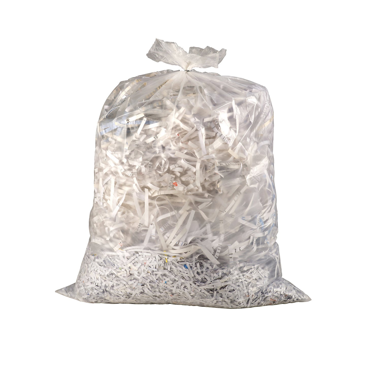 Rubbish bin bags, HDPE, 15 µm, 30 l, WxH 480 x 750 mm, transparent, pack of 500.
