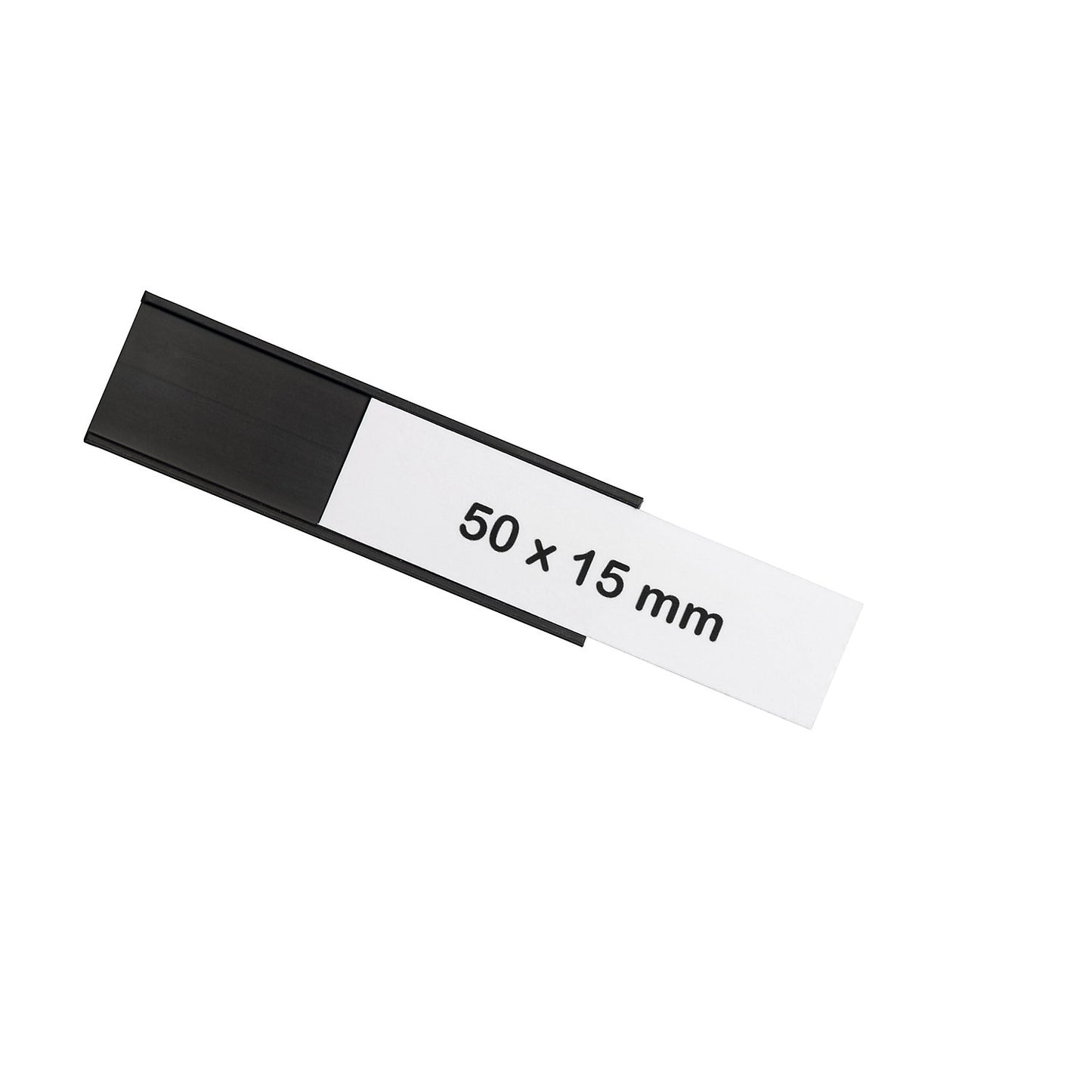 magnetoflex® U-profile, pack of 30, HxW 15 x 50 mm, black.