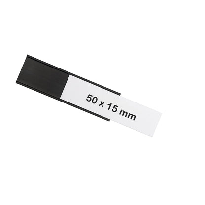 magnetoflex® U-profile, pack of 30, HxW 15 x 50 mm, black.