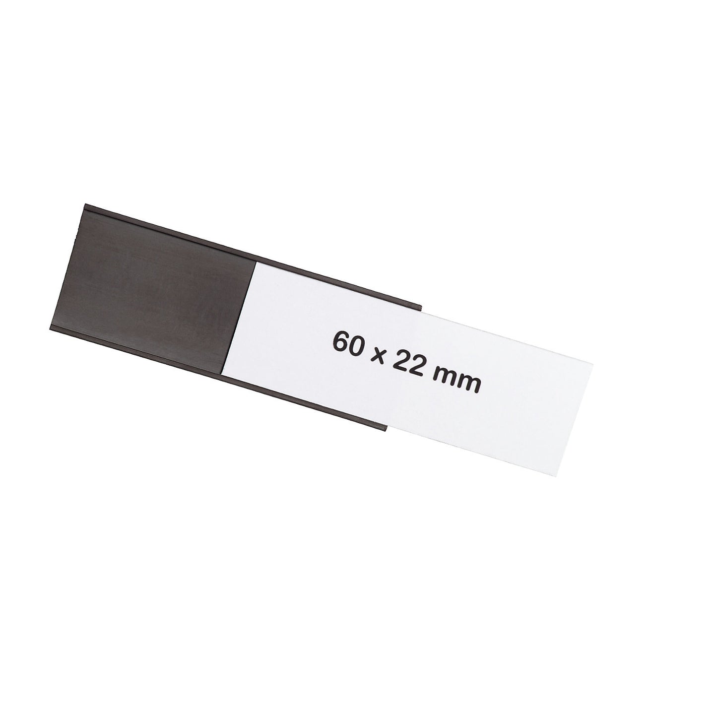 magnetoflex® U-profile, pack of 30, HxW 22 x 60 mm, black.