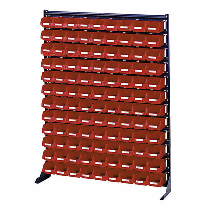 Small parts shelf unit, width 1020 mm, without open fronted storage bins, HxD 1320 x 200 mm.