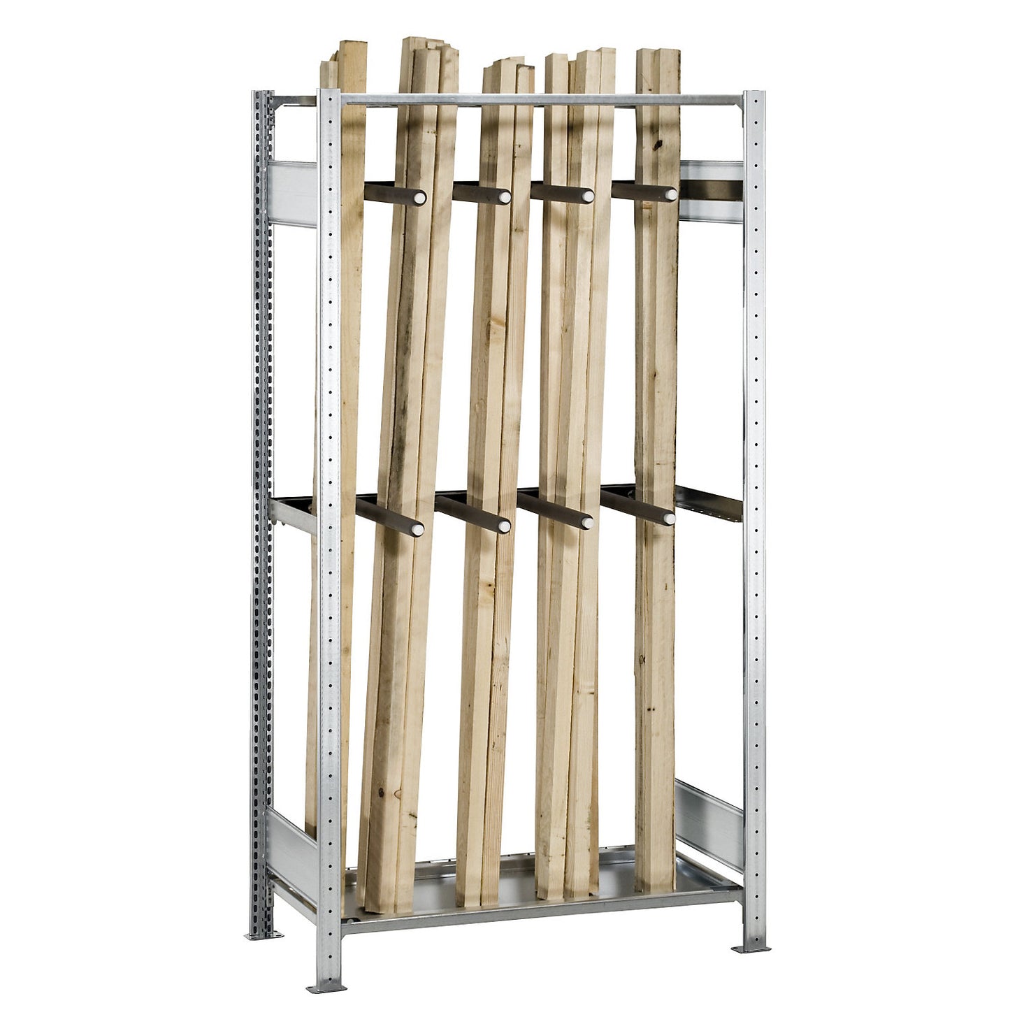 Long goods shelf unit, HxWxD 2000 x 1000 x 500 mm, standard shelf unit.