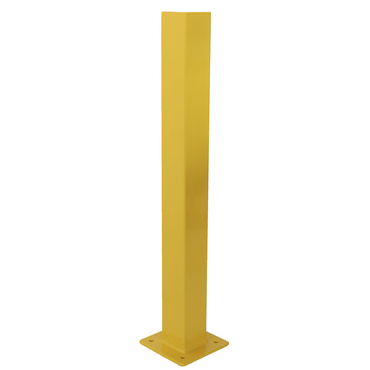Posts for safety railing, for outdoor use, height 1000 mm for 2 bars, single post.