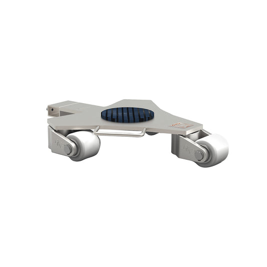 Rotating dolly, max. load 2000 kg, LxW 685 x 515 mm, for cleanrooms.