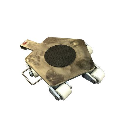 Rotating dolly, max. load 4000 kg, LxW 760 x 555 mm, for cleanrooms.