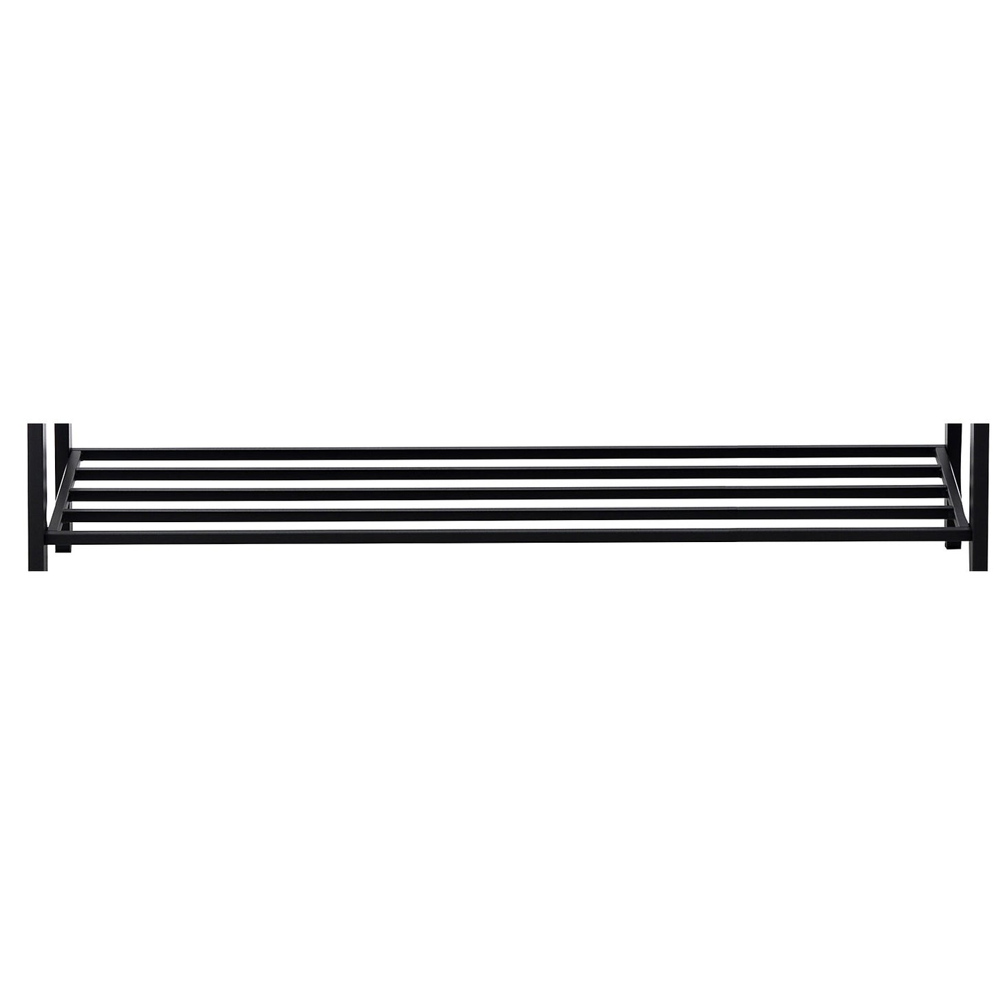 Shoe rack made of steel profiles, graphite grey, LxD 1500 x 400 mm.