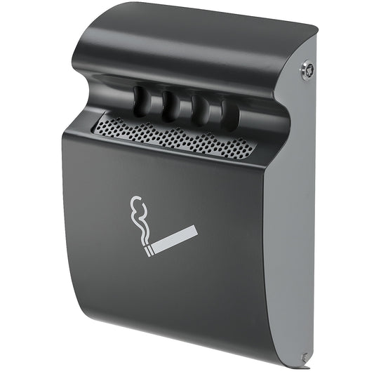 Designer wall ashtray, 3 l, sheet steel, powder coated.