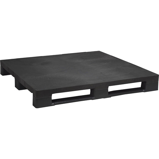 Plastic runner pallet, LxW 1200 x 1000 mm, charcoal.