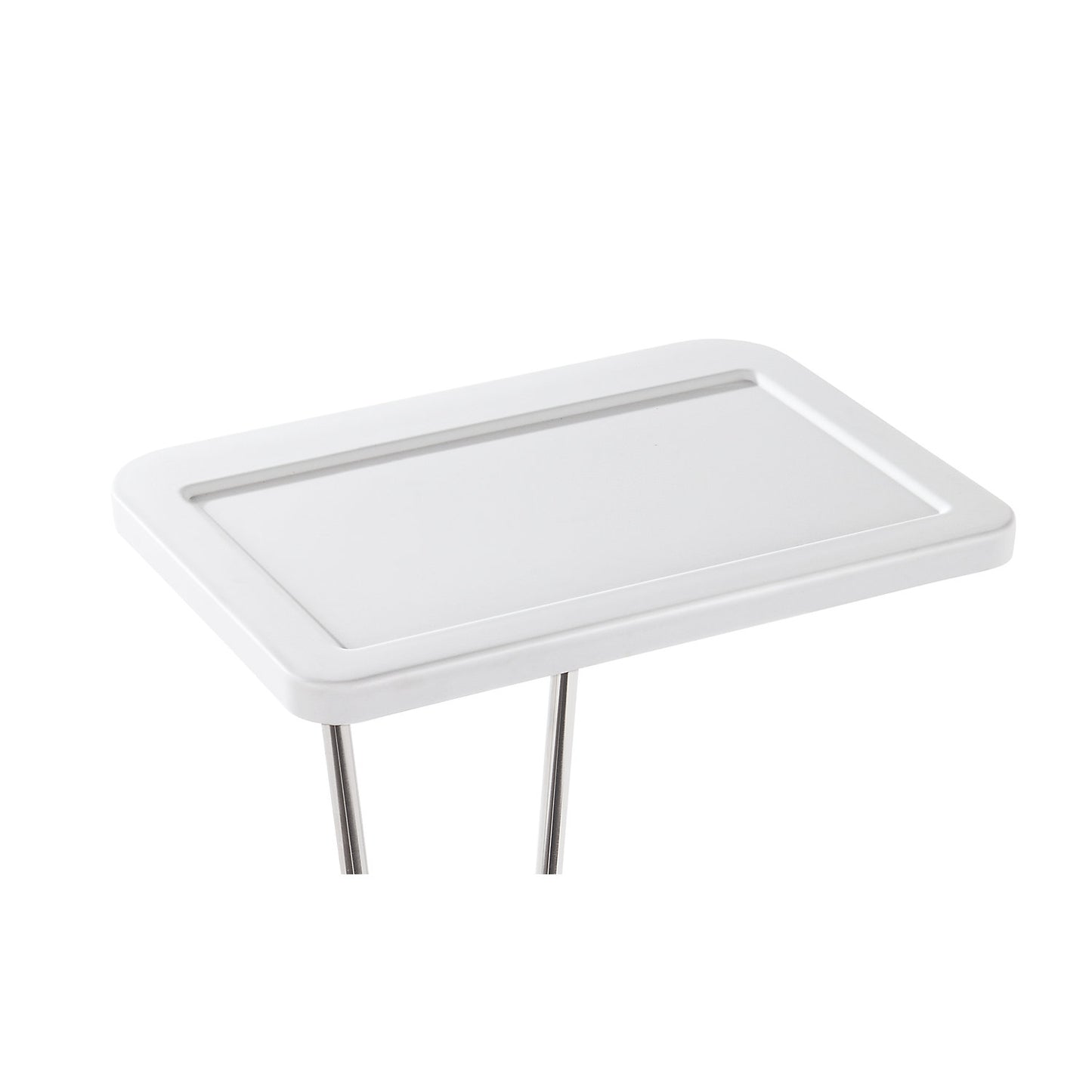 Lid for recyclable waste collectors, for 120 l stand, white.