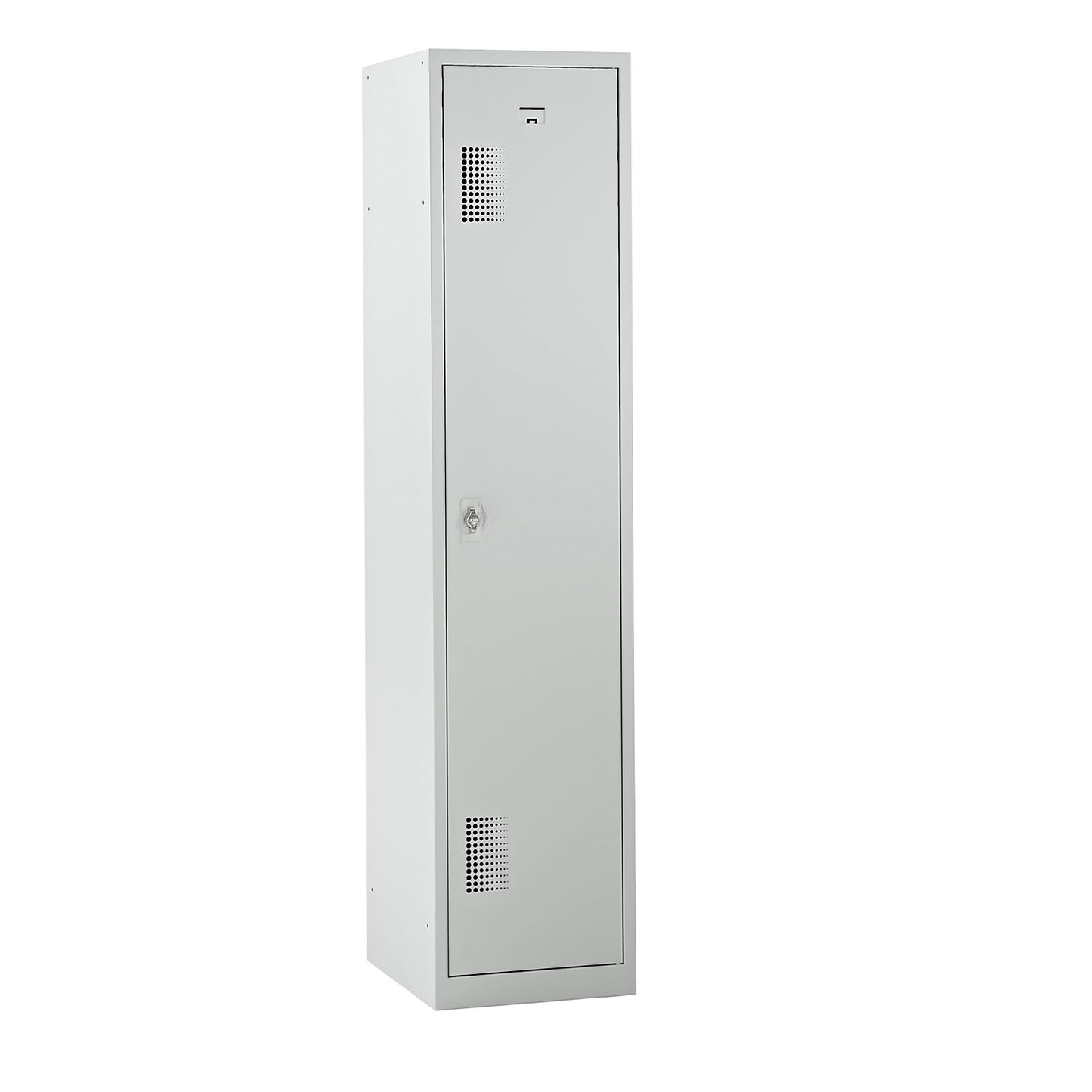 Amsterdam clean and dirty locker, centre divider, 1 compartment, light grey, width 400 mm.