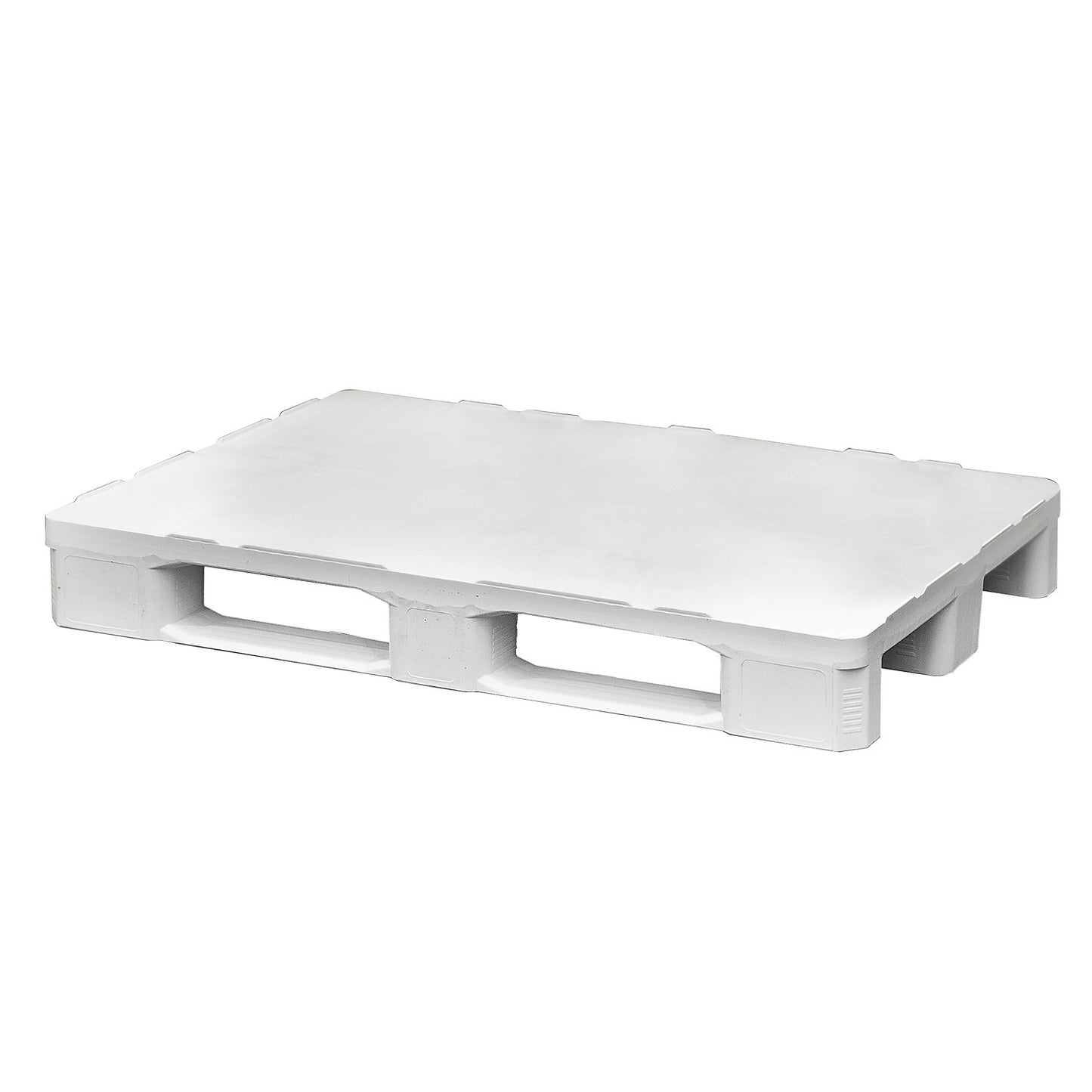Hygienic pallet, white, pack of 5, LxWxH 1200 x 800 x 157 mm, 1+ packs.