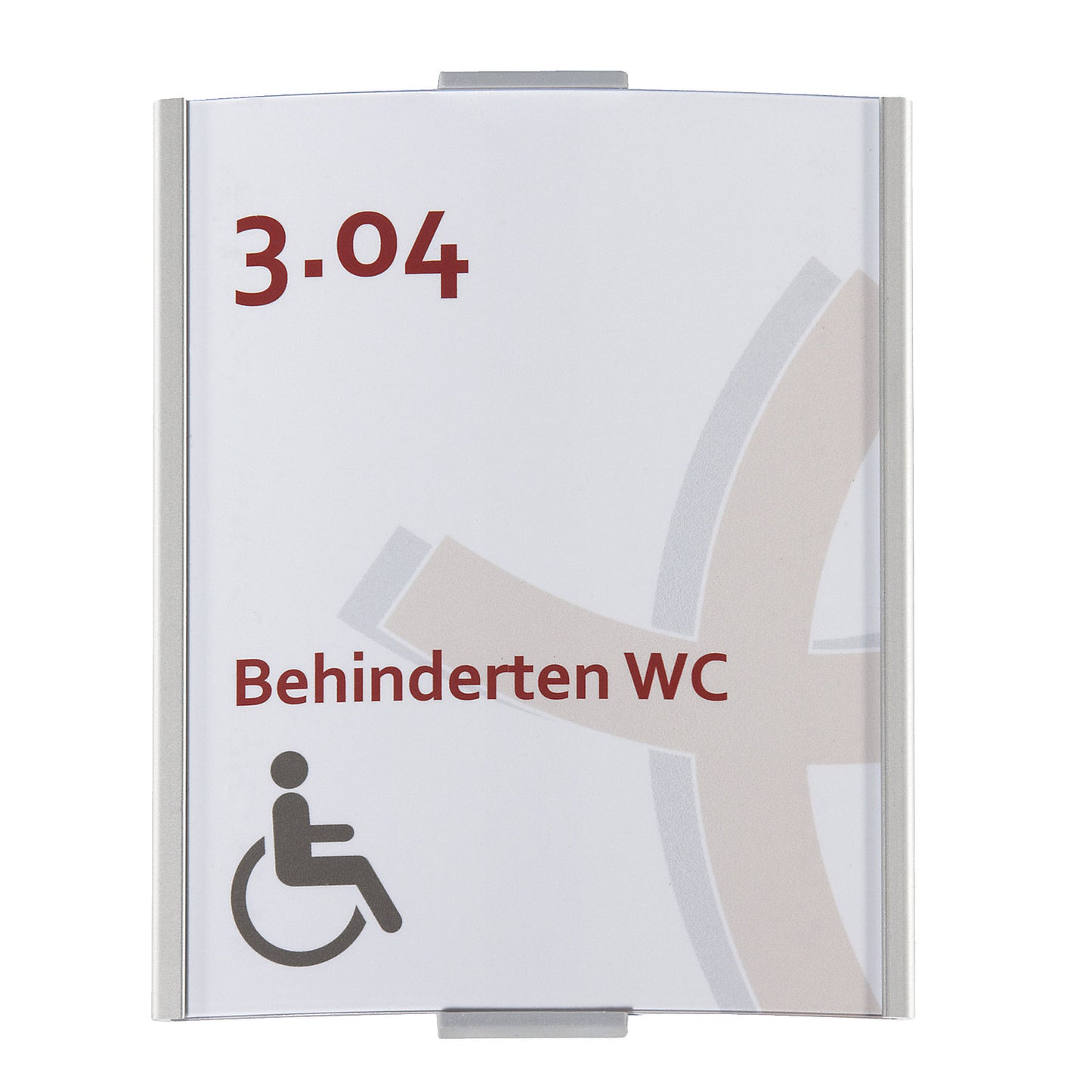 FRANKFURT™ door sign, height 148 mm, width 120 mm, A6, weight 0.14 kg.