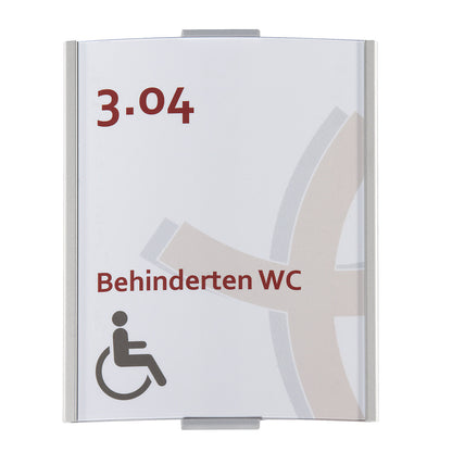 FRANKFURT™ door sign, height 148 mm, width 120 mm, A6, weight 0.14 kg.
