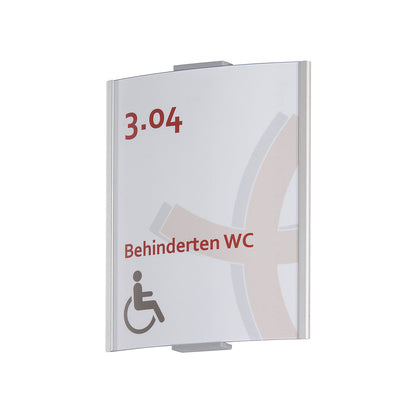 FRANKFURT™ door sign, height 148 mm, width 120 mm, A6, weight 0.14 kg.