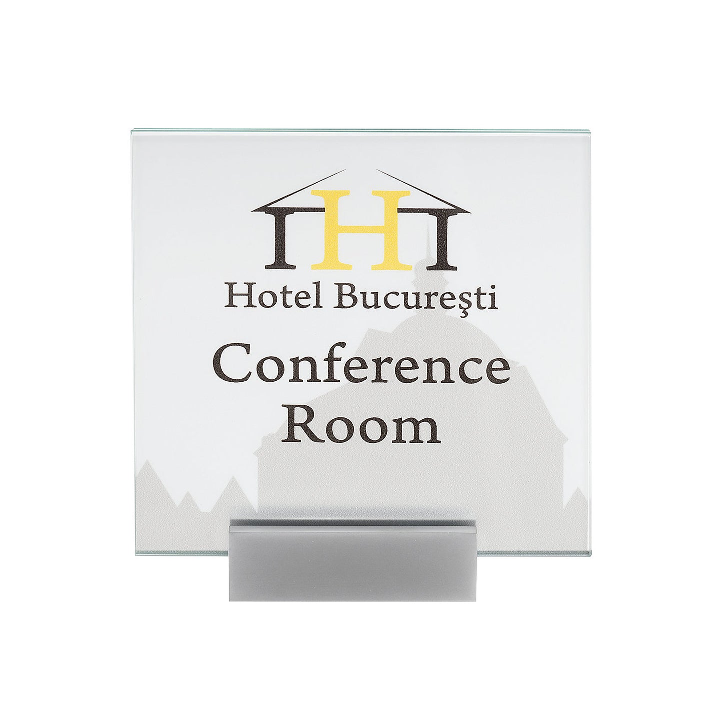 MONACO™ door sign, height 148 mm, weight 0.66 kg.
