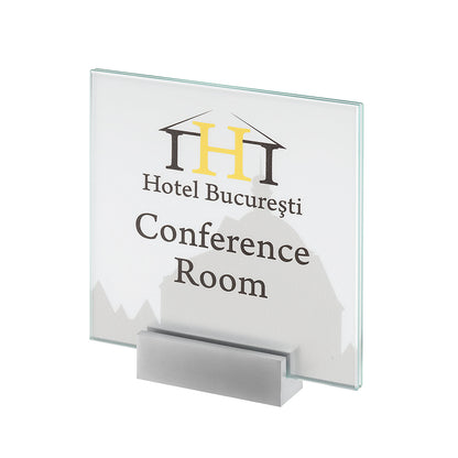 MONACO™ door sign, height 148 mm, weight 0.66 kg.