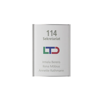 ORLANDO™ door sign, HxW 148 x 110 mm, A6, weight 0.15 kg.