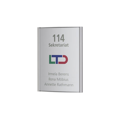 ORLANDO™ door sign, HxW 148 x 110 mm, A6, weight 0.15 kg.