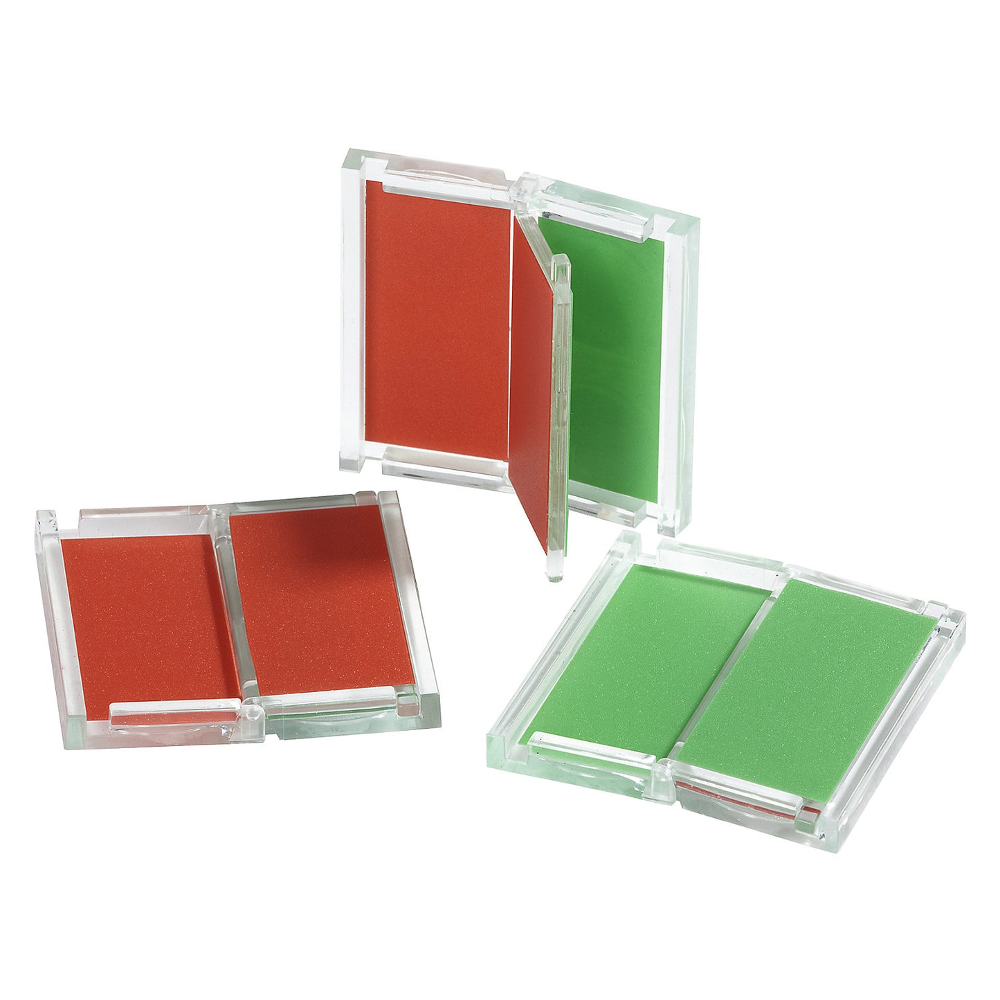 Universal vacant/occupied indicator, HxW 46 x 46 mm, red and green.