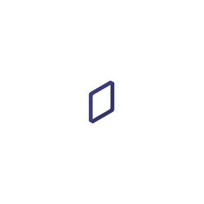 MAXI™ decorative frame, pack of 3, for door sign HxW 153 x 153 mm, medium blue.