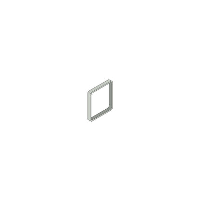 MAXI™ decorative frame, pack of 3, for door sign HxW 153 x 153 mm, light grey.
