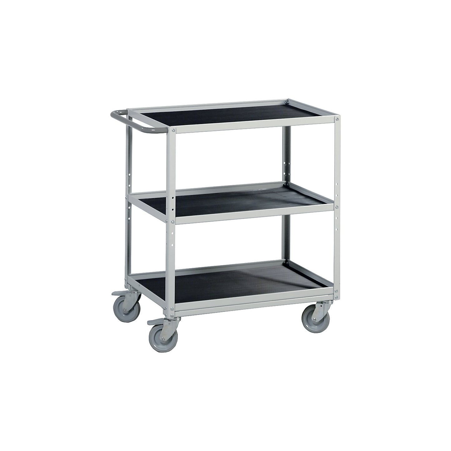 Shelf trolley, with 3 shelves, ESD version, length 450 mm.