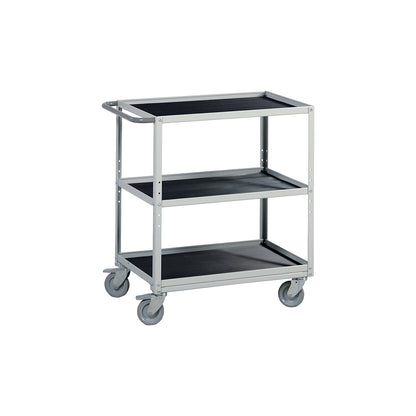 Shelf trolley, with 3 shelves, ESD version, length 450 mm.