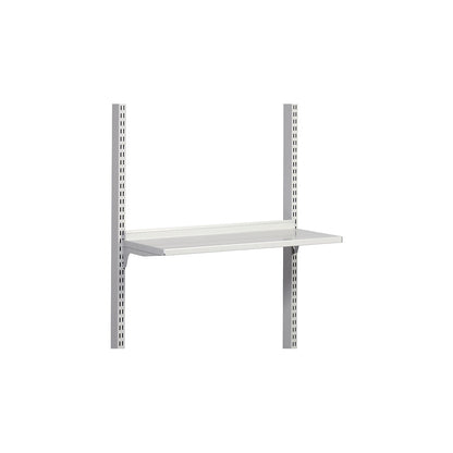 Shelf for work table, light grey, WxD 960 x 400 mm, wide.