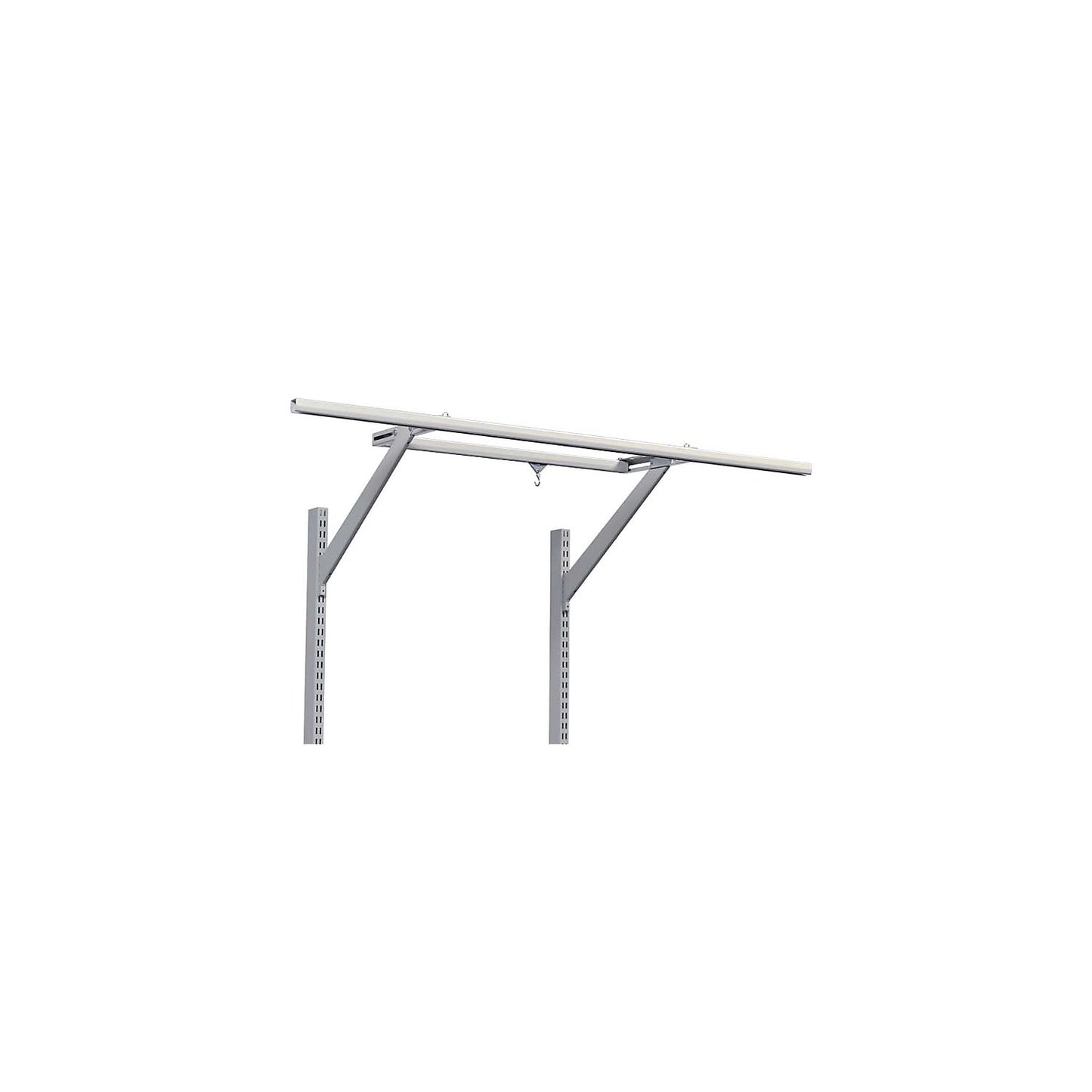 Frame for light/balancer, light grey, for bench width 1200 mm.