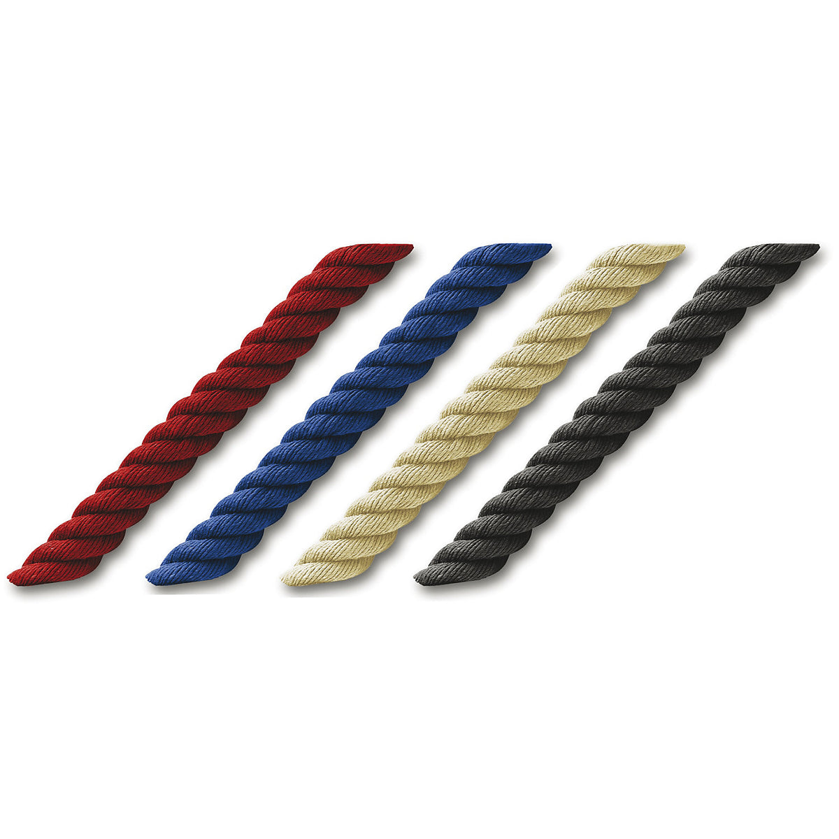 Barrier cord 1.5 m, brass end caps, beige cord.