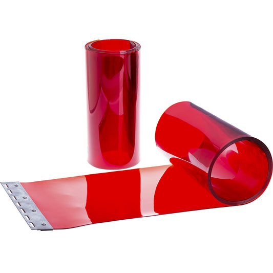 Optional red warning stripes, pack of 2, width x thickness 300 x 3 mm, extra cost.