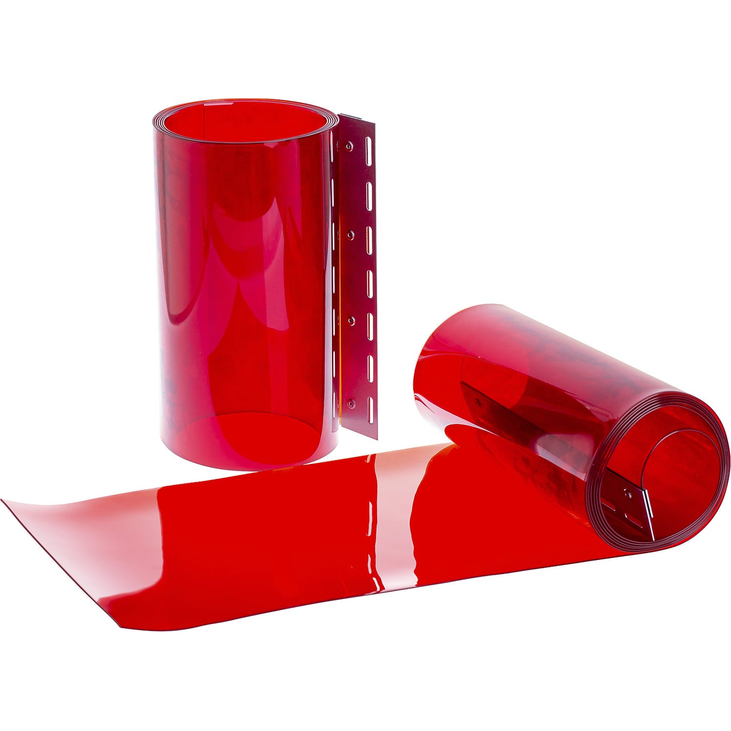 Optional red warning stripes, pack of 2, width x thickness 400 x 4 mm, extra cost.