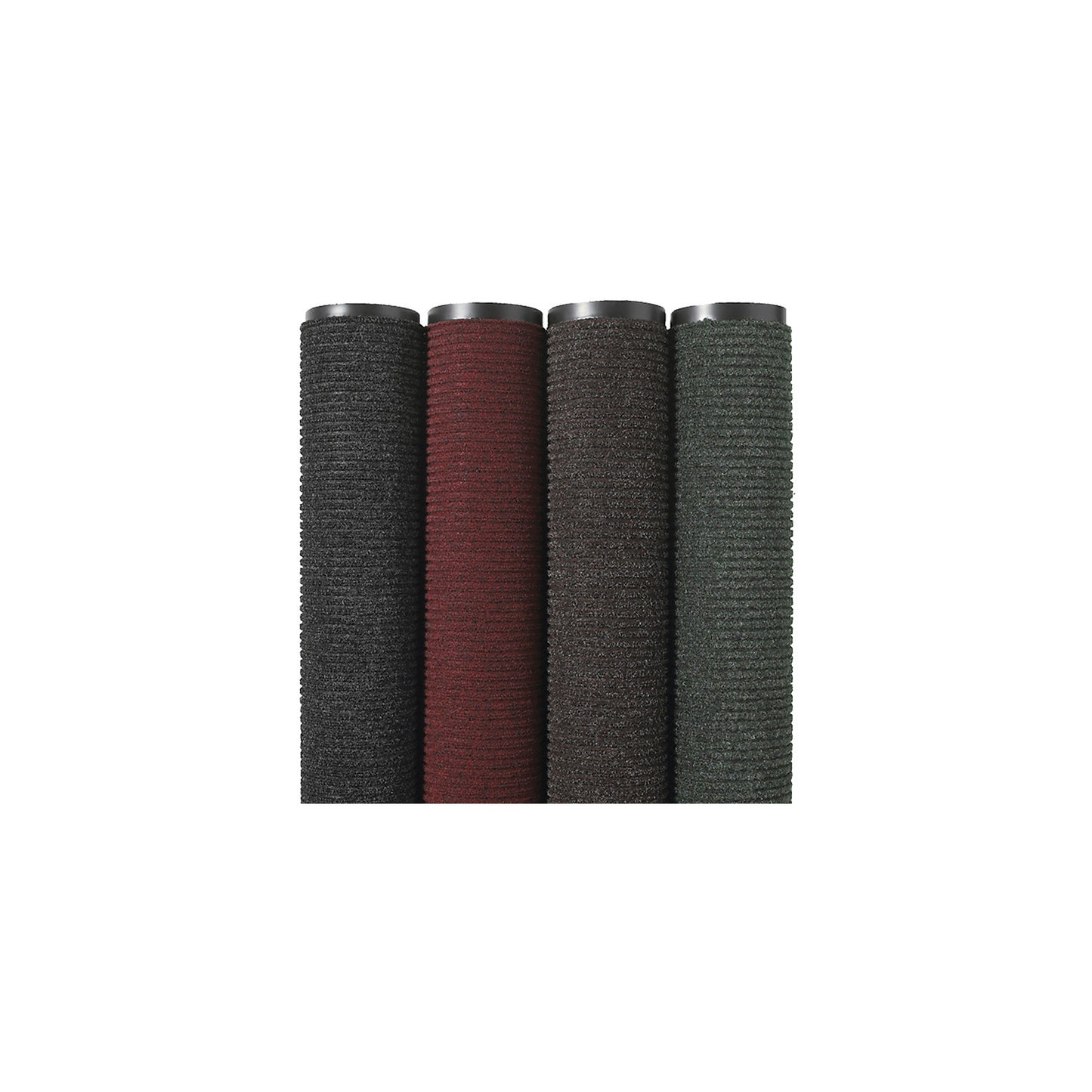 Entrance matting, ribbed, LxW 1800 x 1200 mm, charcoal.