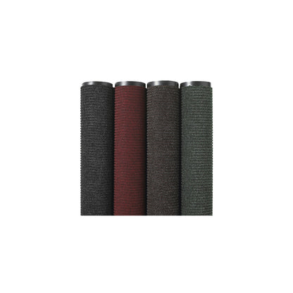 Entrance matting, ribbed, LxW 1800 x 1200 mm, charcoal.