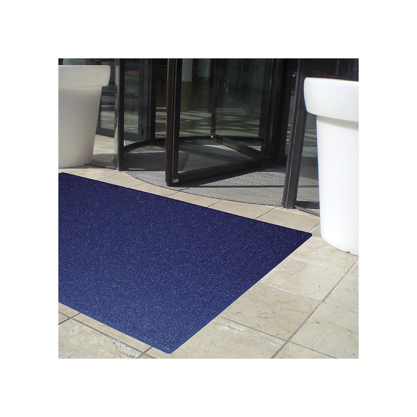 Entrance matting, weather resistant and UV resistant, length 1800 mm, grey.
