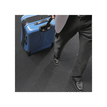 Entrance matting, perforated, black, L x W 1500 x 1000 mm.