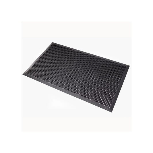 Entrance matting, suitable for wheelchairs, black, LxW 1500 x 900 mm.
