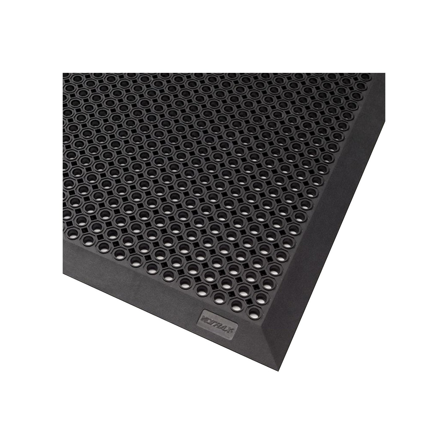 Entrance matting, suitable for wheelchairs, black, LxW 1500 x 900 mm.