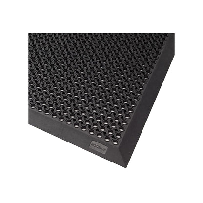 Entrance matting, suitable for wheelchairs, black, LxW 900 x 700 mm.