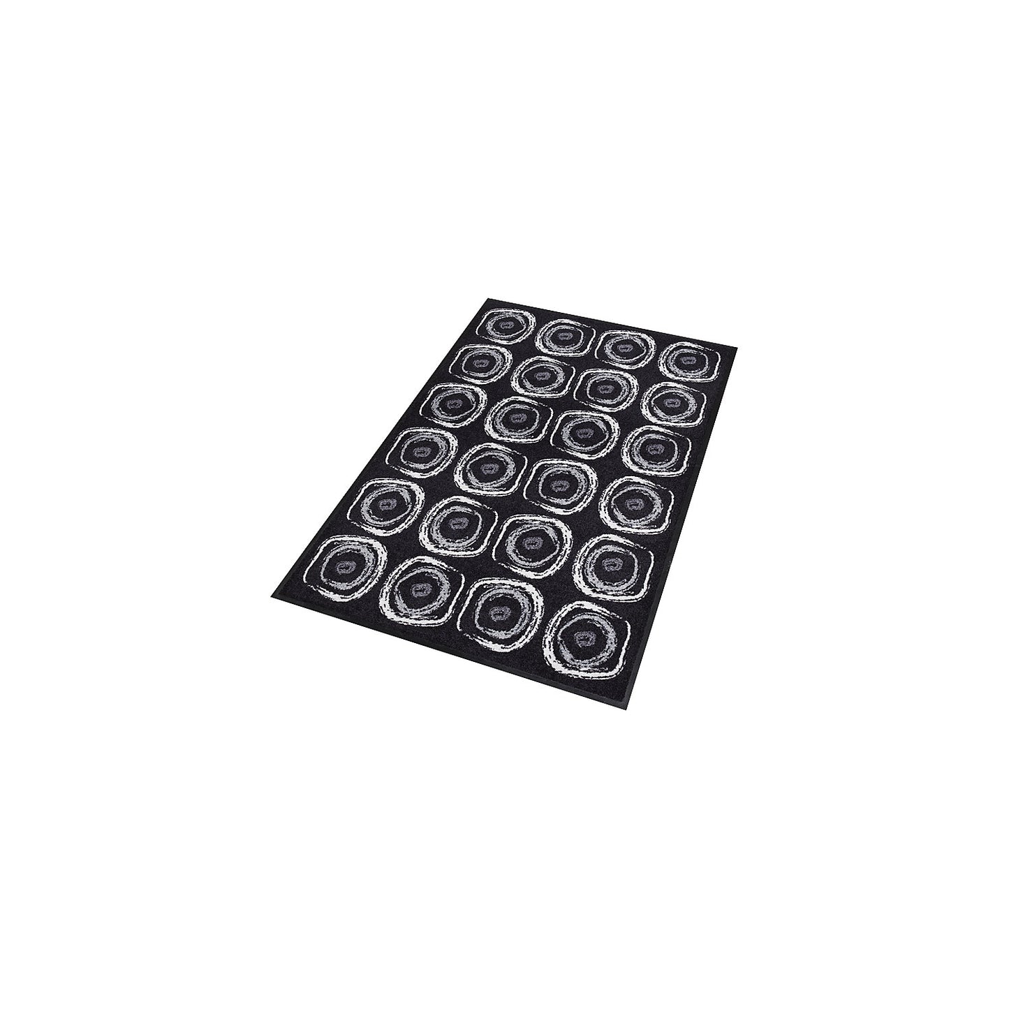 Designer entrance matting, chalk white design, LxW 1200 x 900 mm.