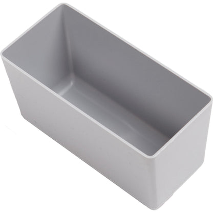 Insert box for combination drawer system, for drawer HxWxD 88 x 145 x 309 mm, max. 4 bins per drawer.