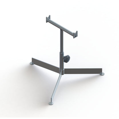 Lightweight tripod frame support, for track width 300 mm, height up to support 340 - 590 mm.