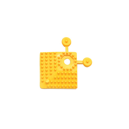 Corner element, LxW 60 x 60 mm, pack of 4, yellow.