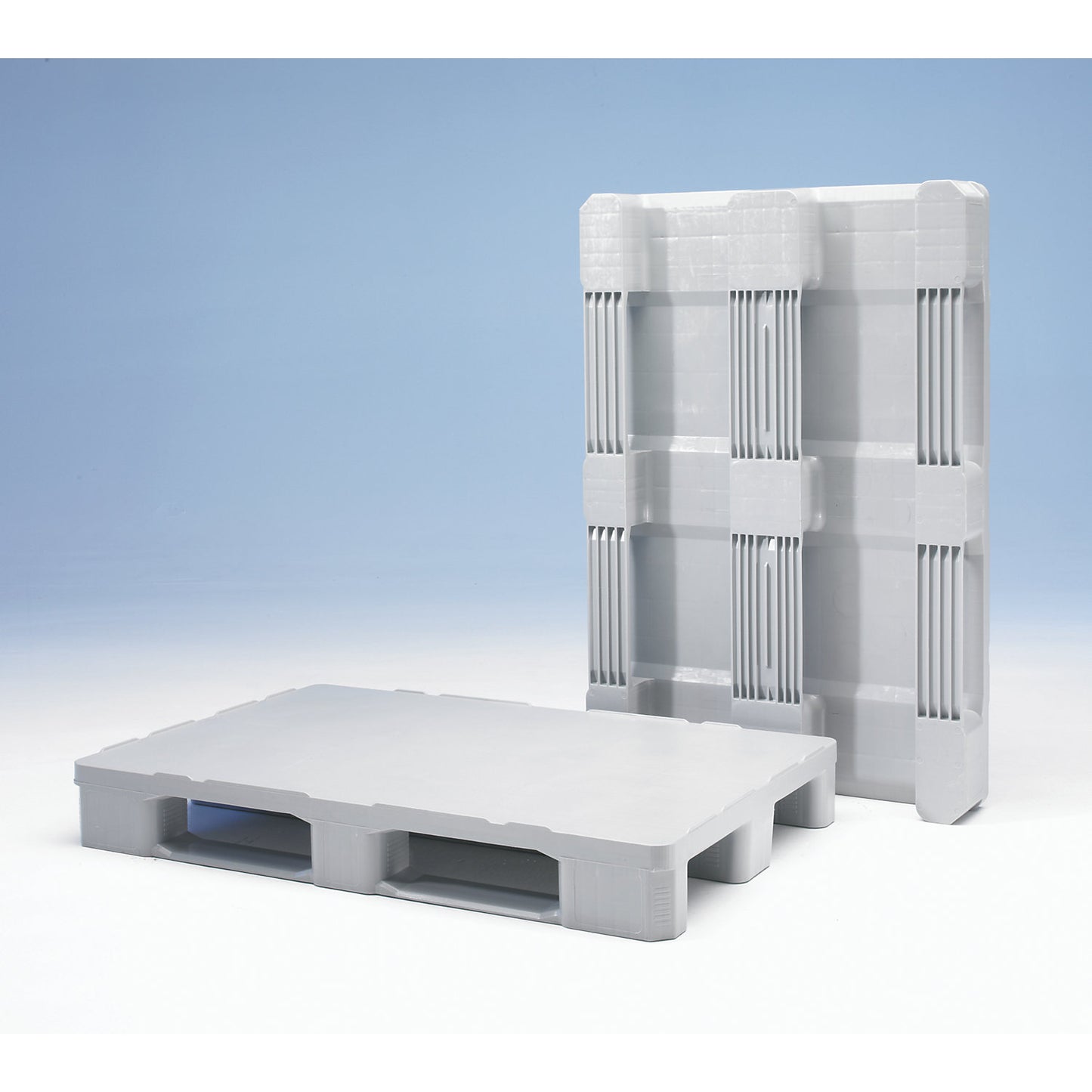 Hygienic pallet, white, pack of 5, LxWxH 1200 x 800 x 157 mm, 1+ packs.