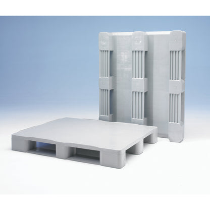 Hygienic pallet, white, pack of 5, LxWxH 1200 x 1000 x 160 mm, 1+ packs.