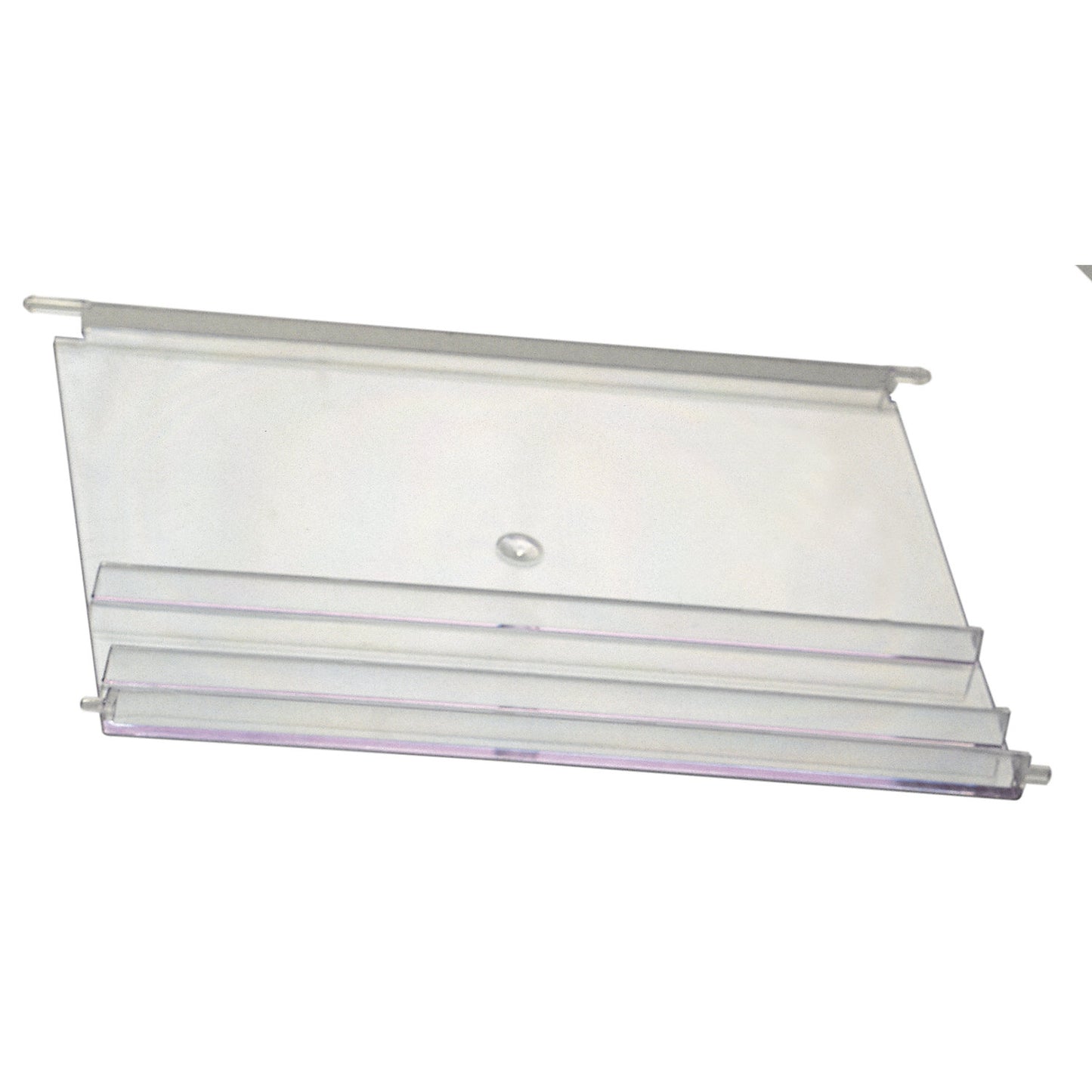 Transparent flap for open fronted storage bin, for 80 l capacity, pack of 10, transparent.