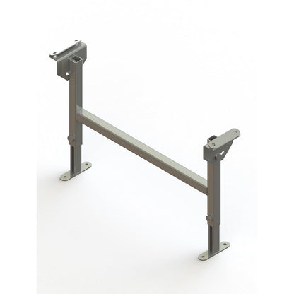 Dual frame support, zinc plated, track width 600 mm, adjustment range 330 - 480 mm.