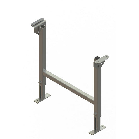 Dual frame support, track width 600 mm, height up to support 540 - 870 mm.